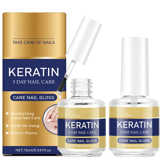 Generic keratin 3 days front packaging showing twin bottles and labels with benefits