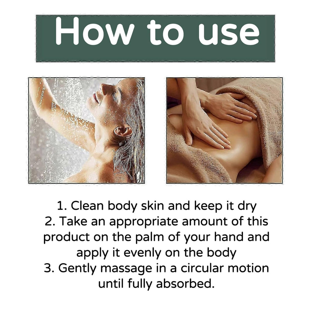 Generic bathroom vanity with bottle staged to suggest everyday post-shower routine benefit