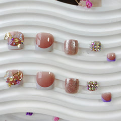 Generic lifestyle image with sandals, showcases polished summer pedicure for events and travel