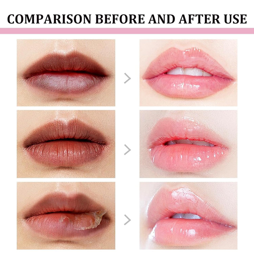 Generic lip balm being applied to lips for instant moisturization benefit