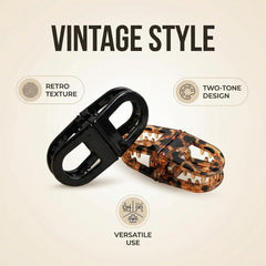 Generic magnetic hair clip side profile revealing magnet for secure hold