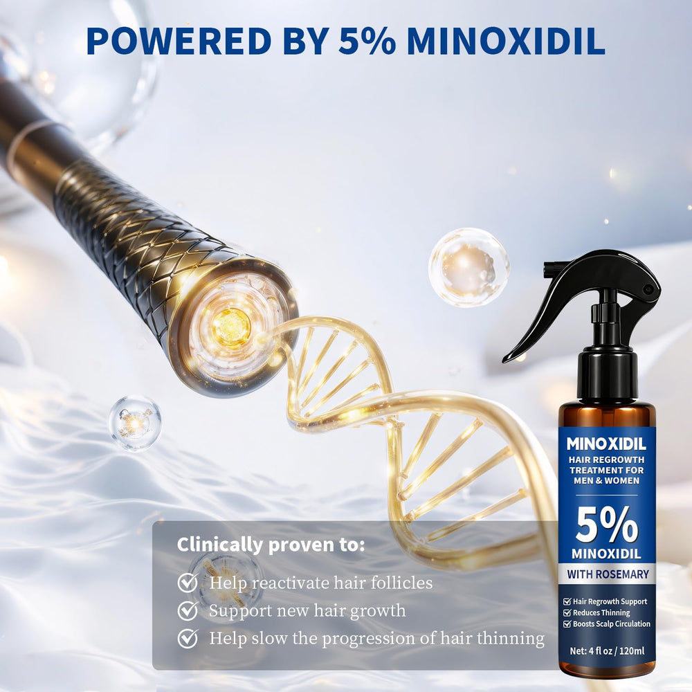 Generic texture droplet on scalp showing fast-absorbing, non-greasy finish