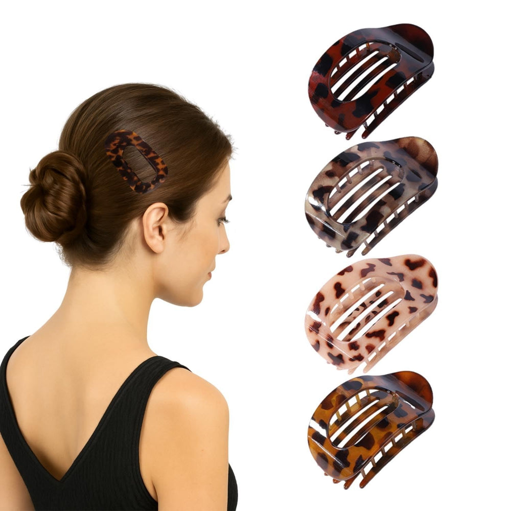 Generic four clips arranged by color showing versatile matching benefit