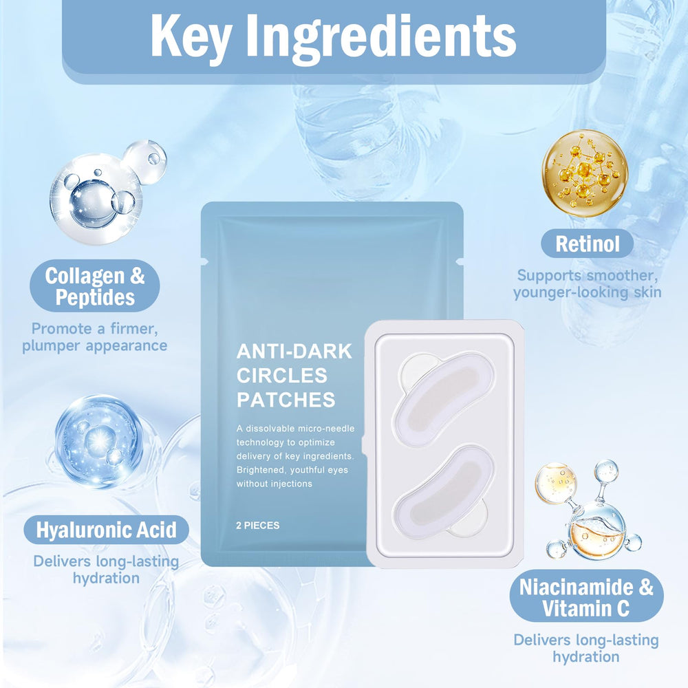 Generic brand patch mid-dissolve showing gradual serum release benefit