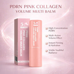Generic PDRN Pink Collagen applied to lips for instant softening effect
