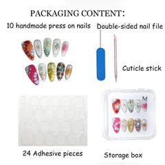 Generic storage box with tools and adhesive tabs showing complete kit convenience