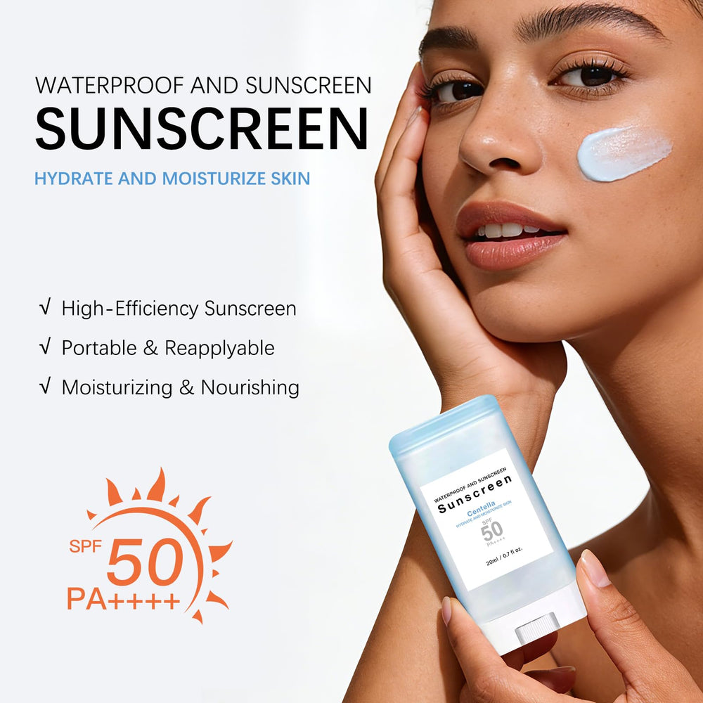 Generic suncream stick twist-up detail for easy no-mess application