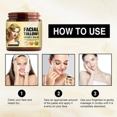 Generic spoon lifting creamy balm texture to show richness and spreadability benefit
