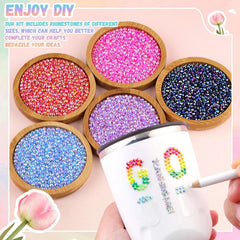 Generic tools view with B7000 glue and wax picker for precise gem placement