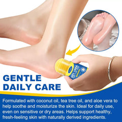 Generic open-cap detail of the stick demonstrating hygienic, mess-free use