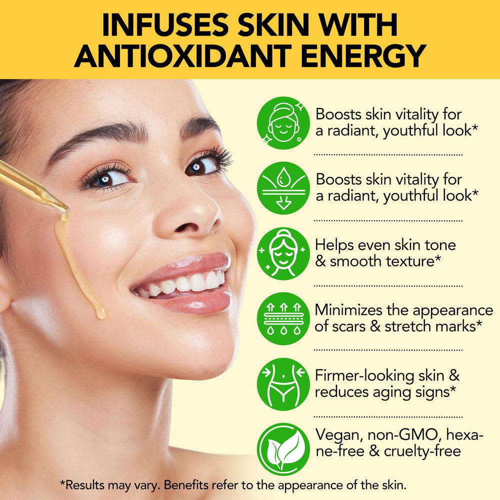 Generic vitamin E oil dropper application onto fingers demonstrating easy targeted dosing and minimal waste