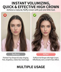 Generic Volume Pincher side profile on crown showing natural-looking volume benefit