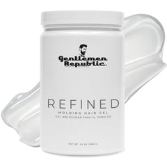Gentlemen Republic front label showing 32oz size and premium branding benefit
