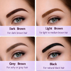 Genvyne before and after brows illustrating fuller natural appearance benefit