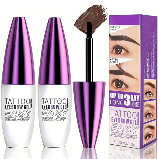 Genvyne front packaging showing kit contents and dark brown shade benefit