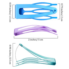 Geosar clip securing hair from the side, keeps style neat and comfortable