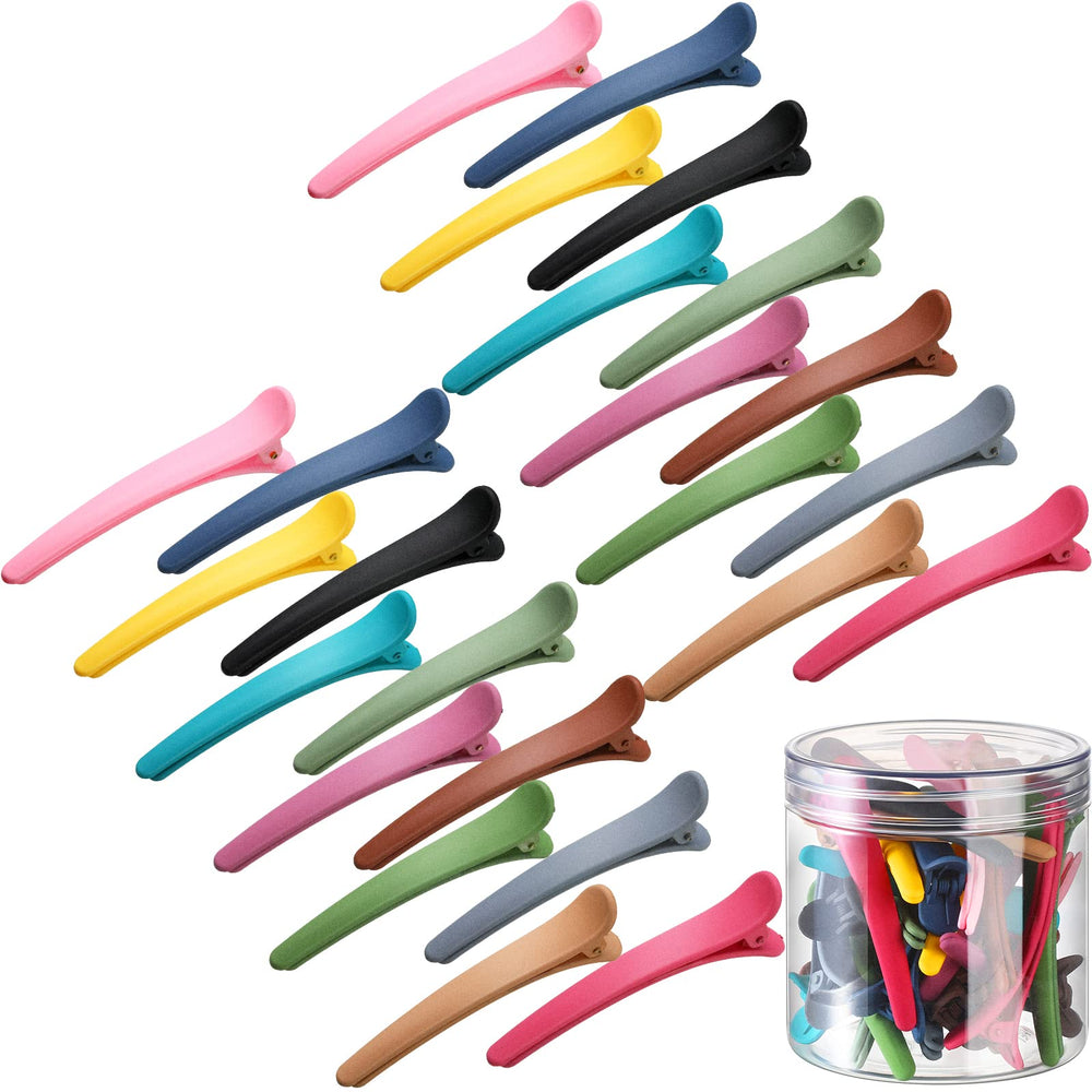 Geosar front view showing colorful clip assortment and clear case for easy selection