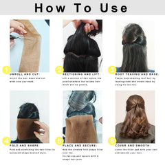 GERILKAI used to create a voluminous high bun for secure lifted style