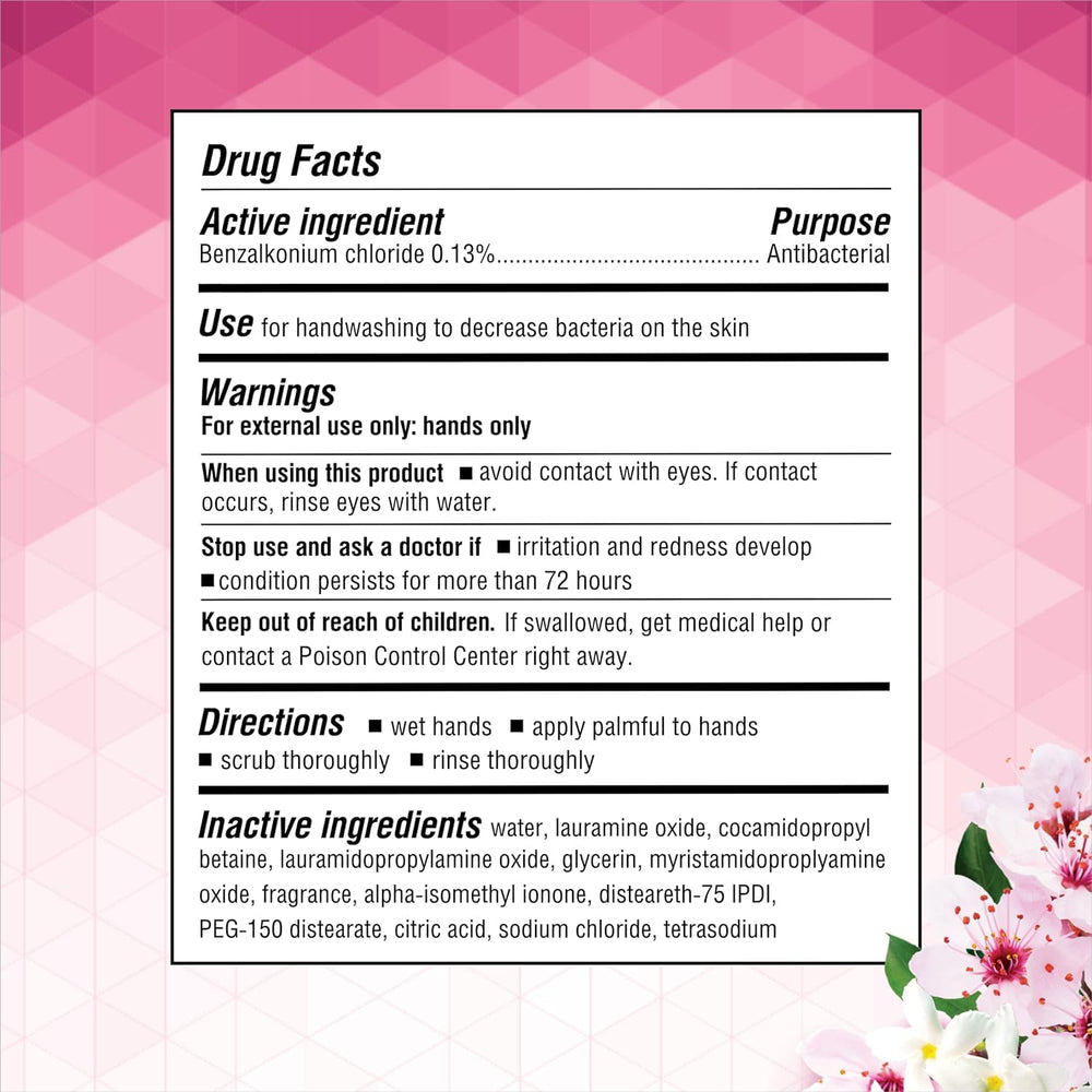 Germ-X product label close-up showing scent and dermatologist-tested info