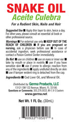 Bathroom shelf with Germa bottle in routine setting showing daily self-care use