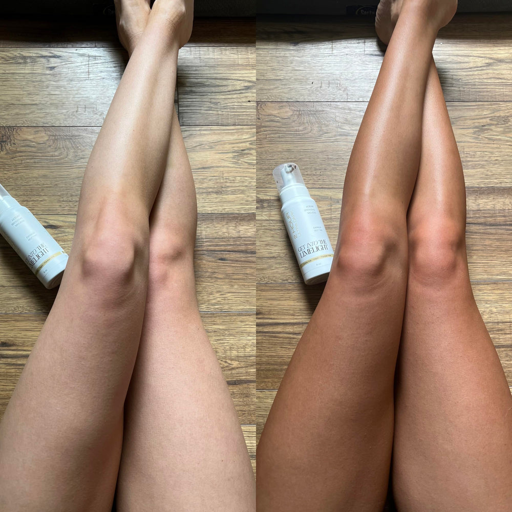 Get Into The Limelight application on arm demonstrating streak-free coverage and visible guide tint