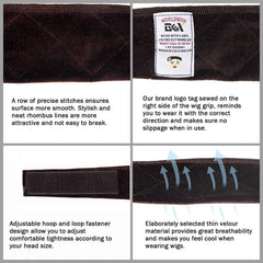 GEXWORLDWIDE dark brown band on white background highlights neutral tone