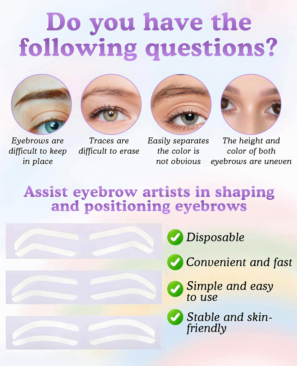 Geyynow used during brow tinting for mess-free edges