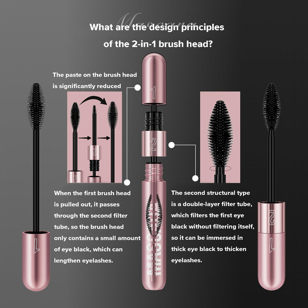 GHFCZOO open tube with both brushes showing two-in-one use