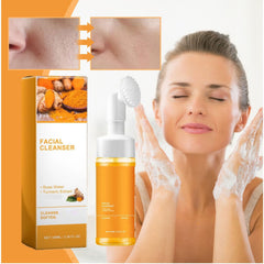 GHTPJ creamy foaming texture closeup showing gentle cleanse