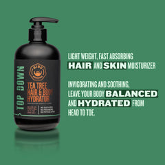 GIBS applied to hair ends showing smoothing benefit and reduced frizz