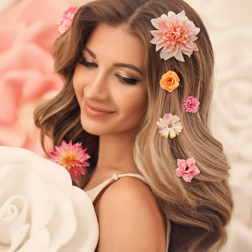 Giesiery side claw clip in hair, adds instant boho charm