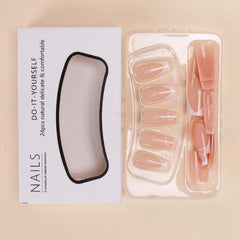 Gifiky jelly adhesive stickers and nail file displayed for easy application and shaping