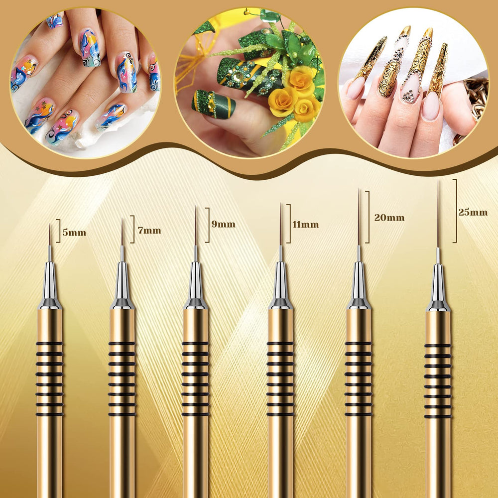 Giifnonnt close-up of nylon bristles showing fine tip control and durability