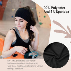 GiLi headband worn by runner outdoors showing secure non-slip hold benefit