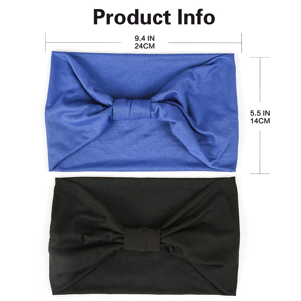 GiLi headband folded and flat to show 5.5-inch width — adjustable coverage
