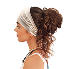 GiLi worn during yoga demonstrating secure non-slip hold and sweat control
