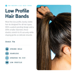 GIMME Beauty close-up of seamless band edge, prevents hair snagging