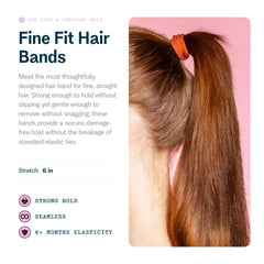 GIMME close-up of seamless band texture, gentle on fragile hair strands