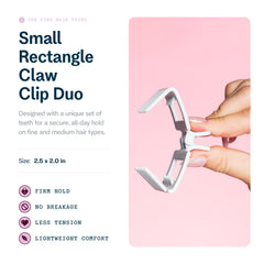 GIMME close-up of clip teeth illustrating grip that secures fine hair