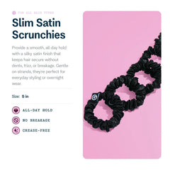GIMME satin texture close-up highlighting smooth fabric that minimizes hair friction