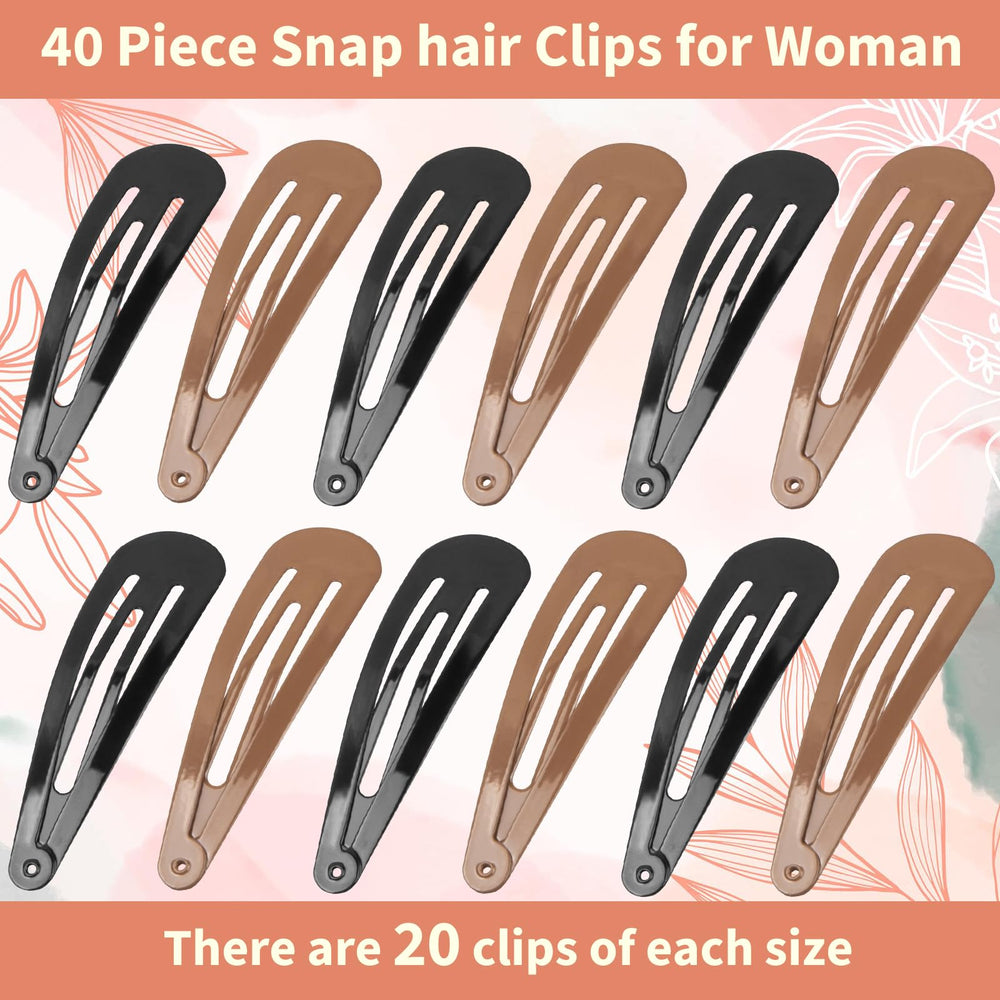 Gingbiss clip secured in long hair demonstrating strong hold without snagging benefit