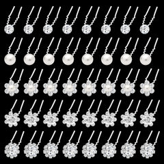 Gingbiss close-up of faux pearl and rhinestone detail highlighting delicate shine and craftsmanship