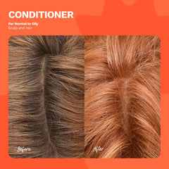 Ginger Milk creamy conditioner texture on hand showing smooth slip for detangling