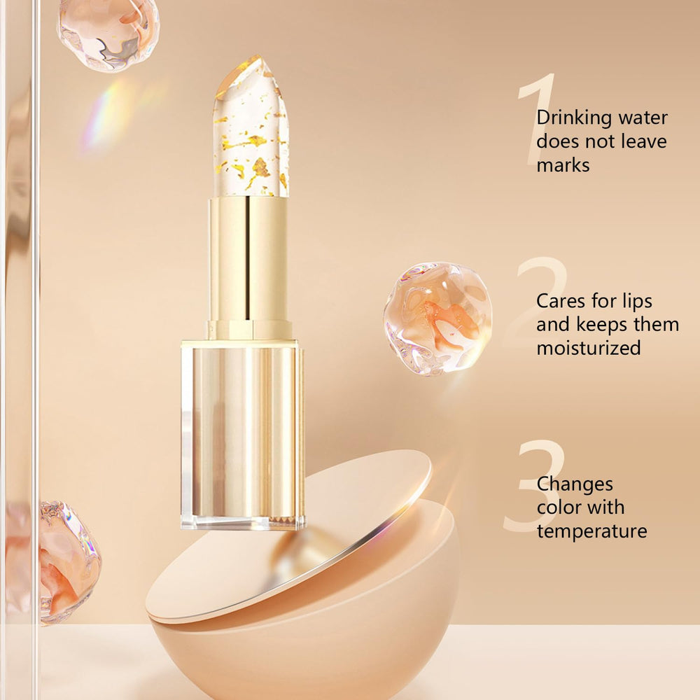 ginolmis glossy texture close-up highlighting moisturizing shine