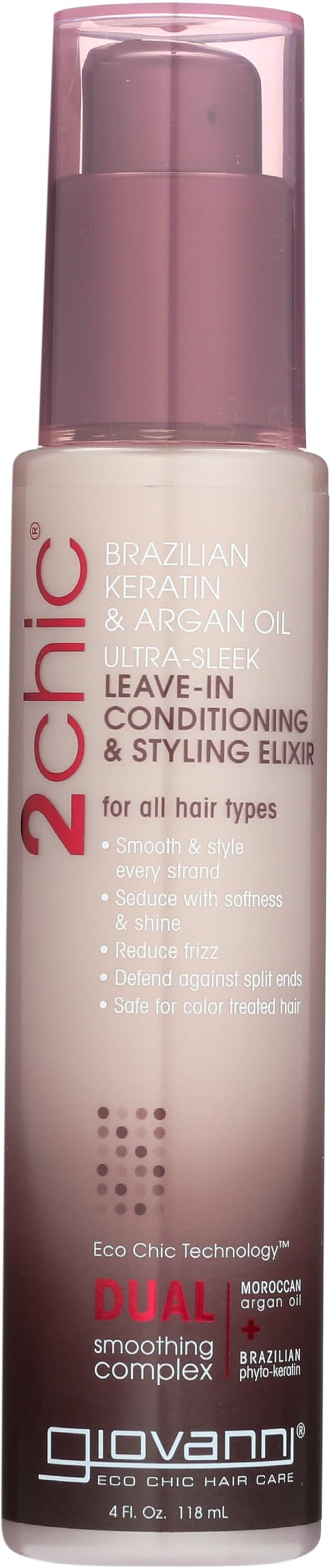 GIOVANNI front packaging showing elixir bottle and benefits