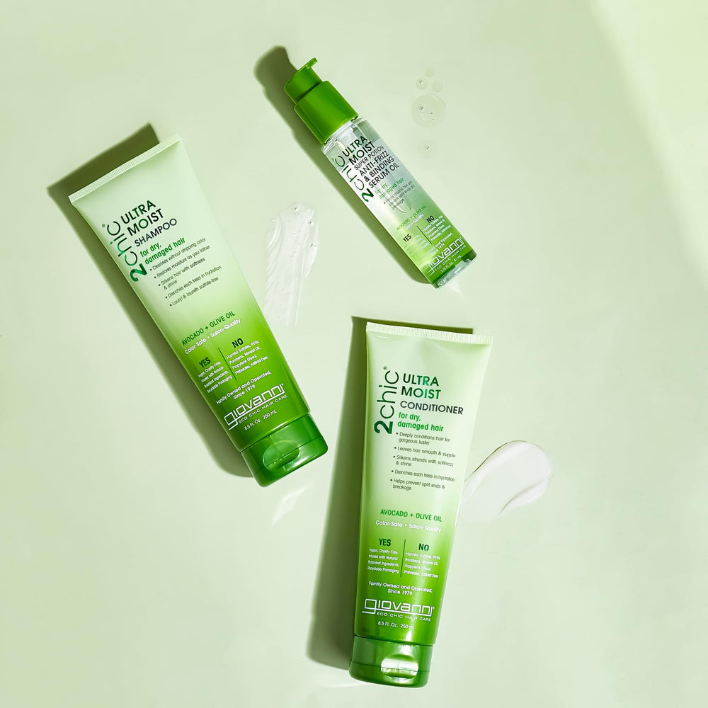 Giovanni 2Chic in bathroom lifestyle scene suggesting daily routine benefit