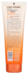 GIOVANNI label close-up highlighting ingredients and color-safe claim for informed purchase