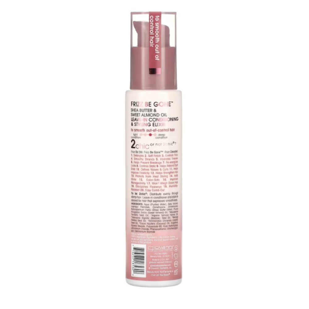 GIOVANNI pump nozzle detail emphasizing easy dispensing and mess-free application