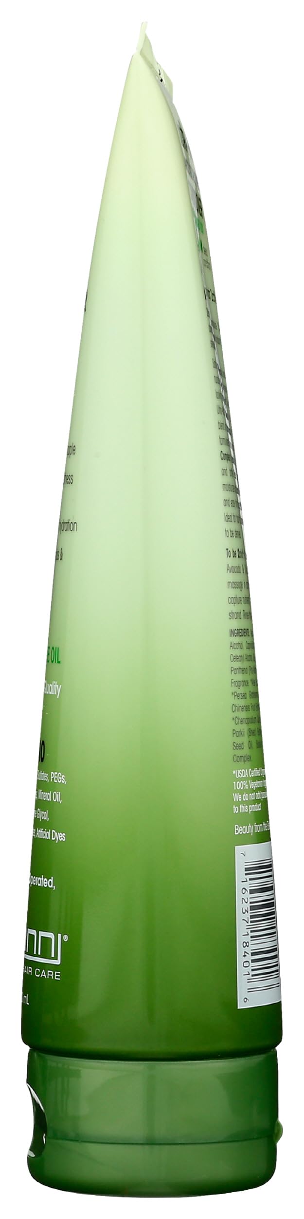 GIOVANNI bottle next to ruler showing 8.5 fl oz scale