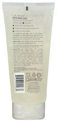 GIOVANNI back label highlighting ingredients and eco benefits